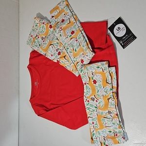 Pajamas toddler winter with headband 4T